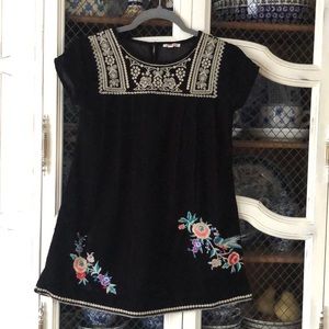 Johnny Was velvet girls dress. NWOT